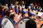 精華女子高校の吹奏楽部60人による軽音楽やクラシックメドレー